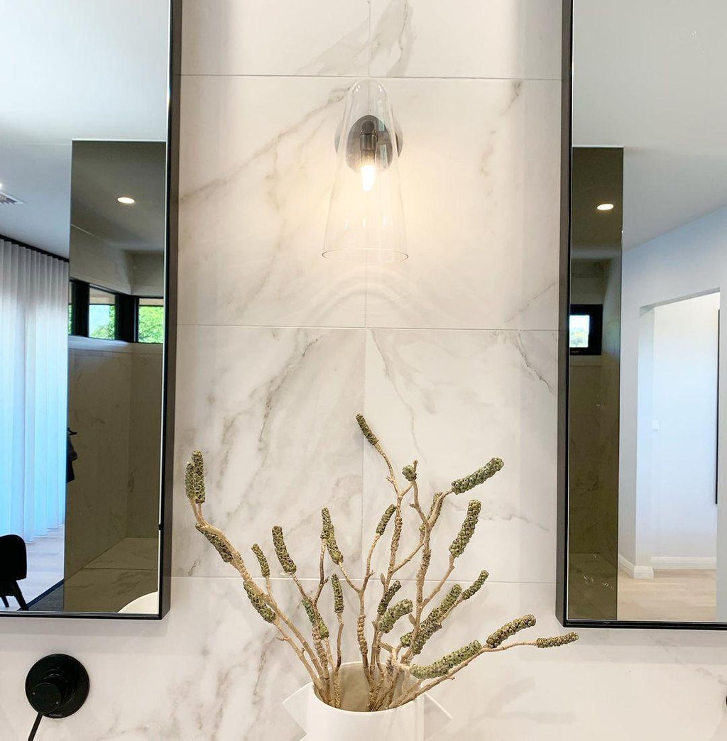 Conical Glass Wall Light, Hardwired Wall Sconce, detail 5
