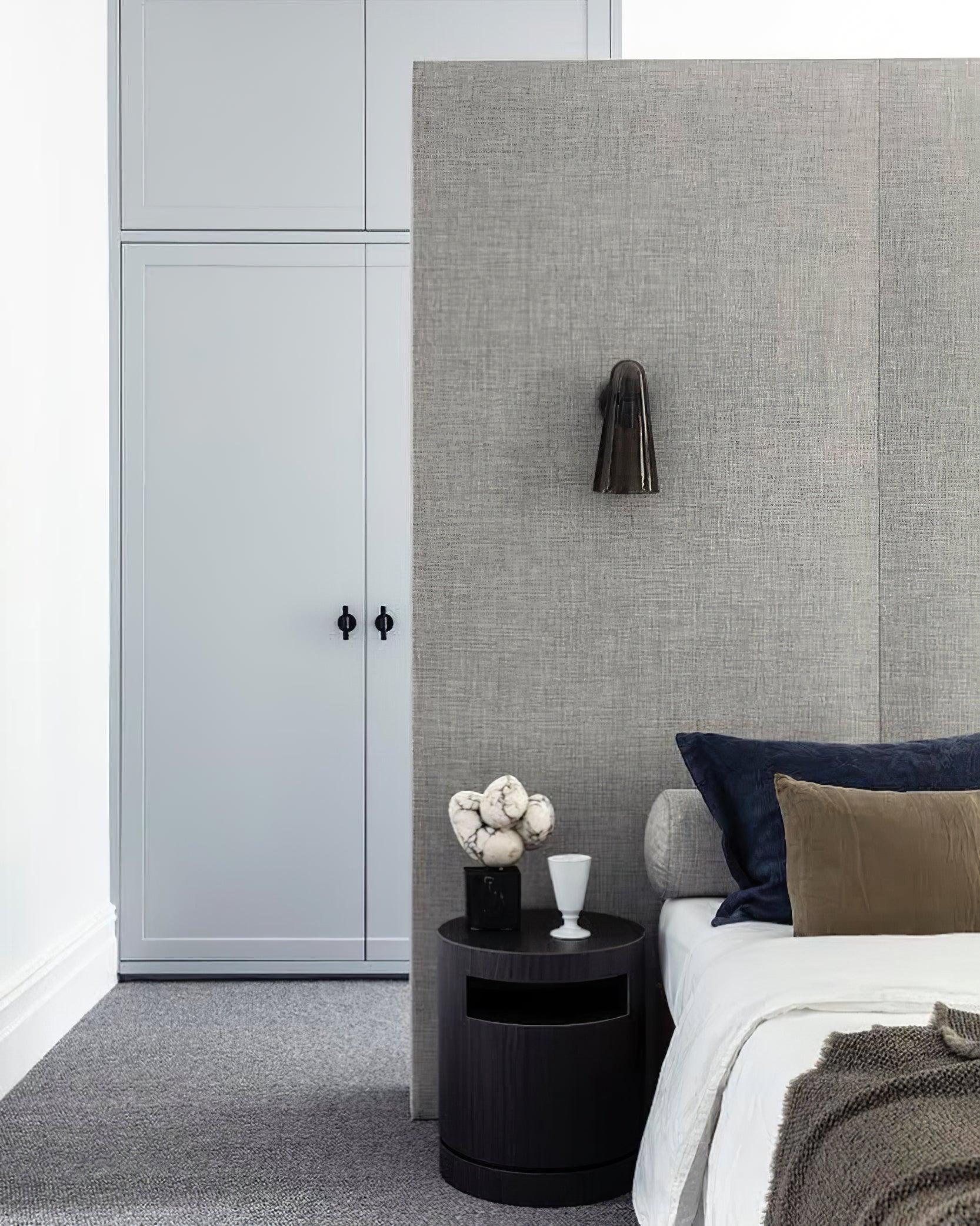 Conical Glass Wall Light, Hardwired Wall Sconce, detail 30