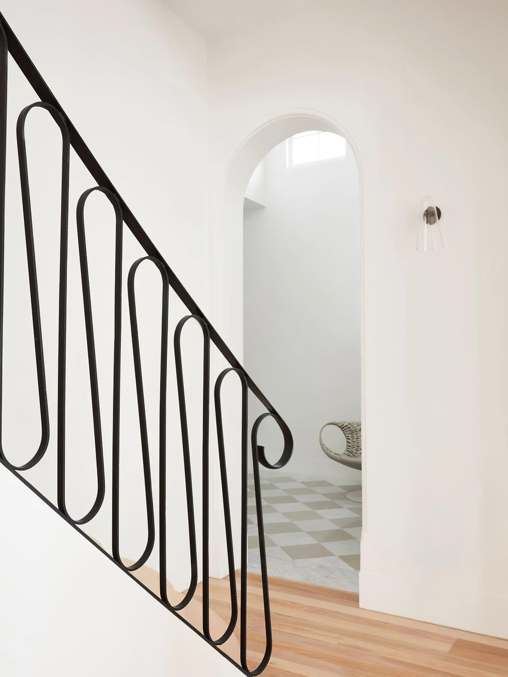 Conical Glass Wall Light, Hardwired Wall Sconce, detail 35