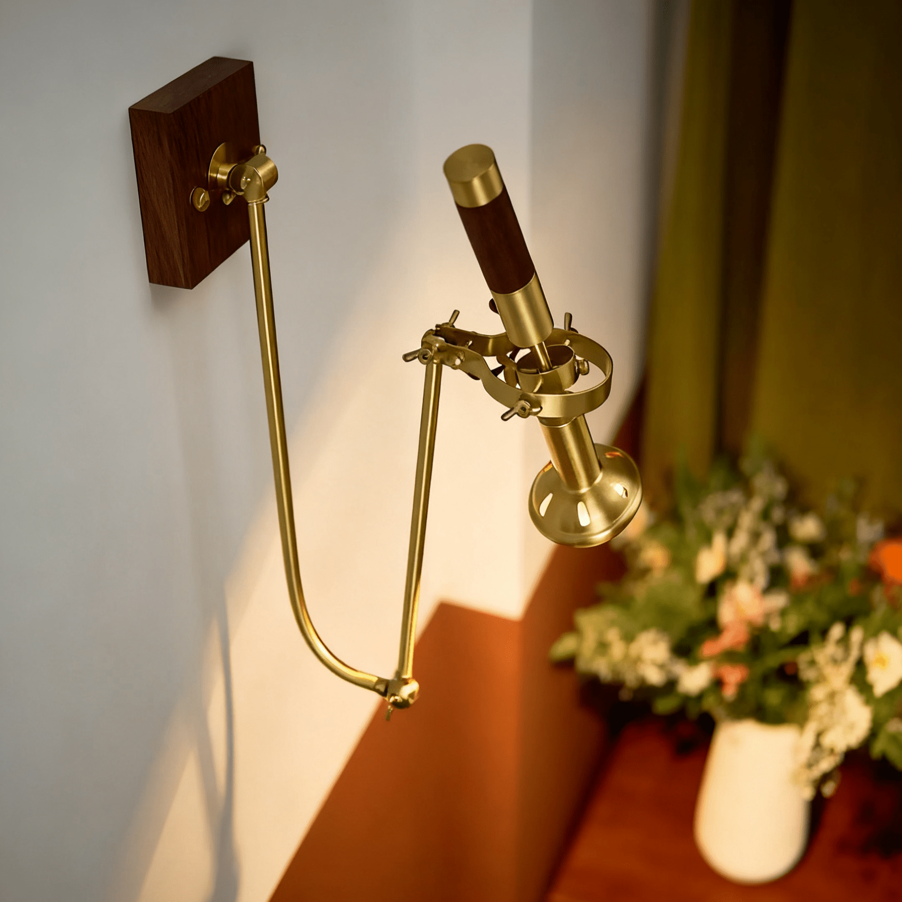 Articulated Wall Light, Hardwired Wall Sconce, detail 4