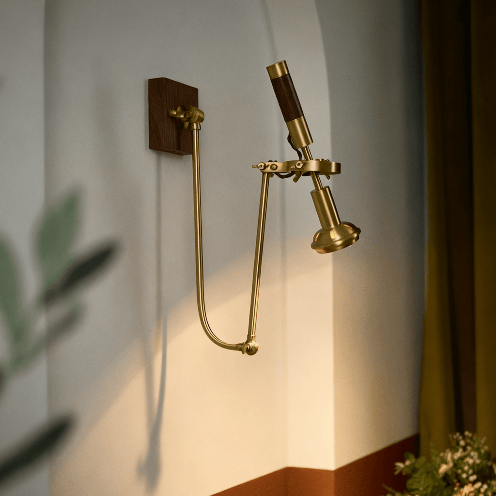 Articulated Wall Light, Hardwired Wall Sconce, detail 2
