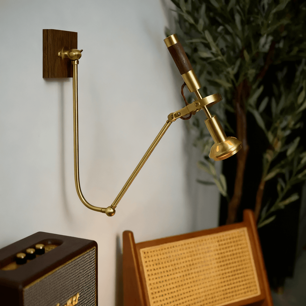 Articulated Wall Light, Hardwired Wall Sconce, detail 7