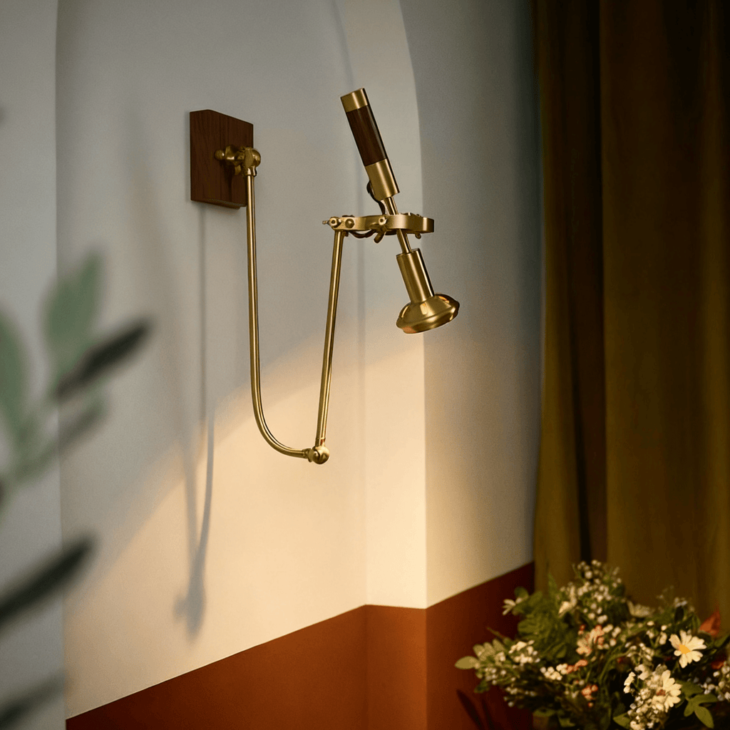 Articulated Wall Light, Hardwired Wall Sconce, detail 5