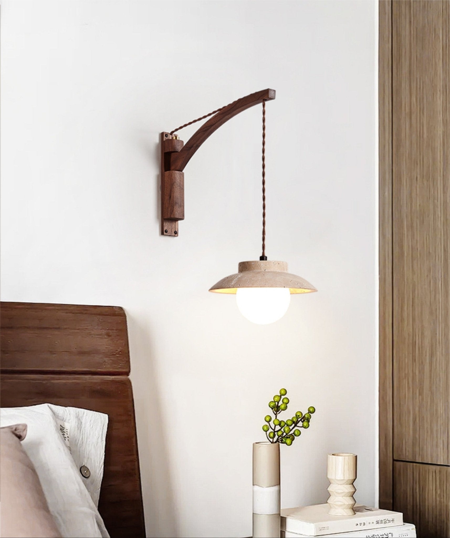 Artisan Arc Wall Light, Hardwired Wall Sconce, detail 9