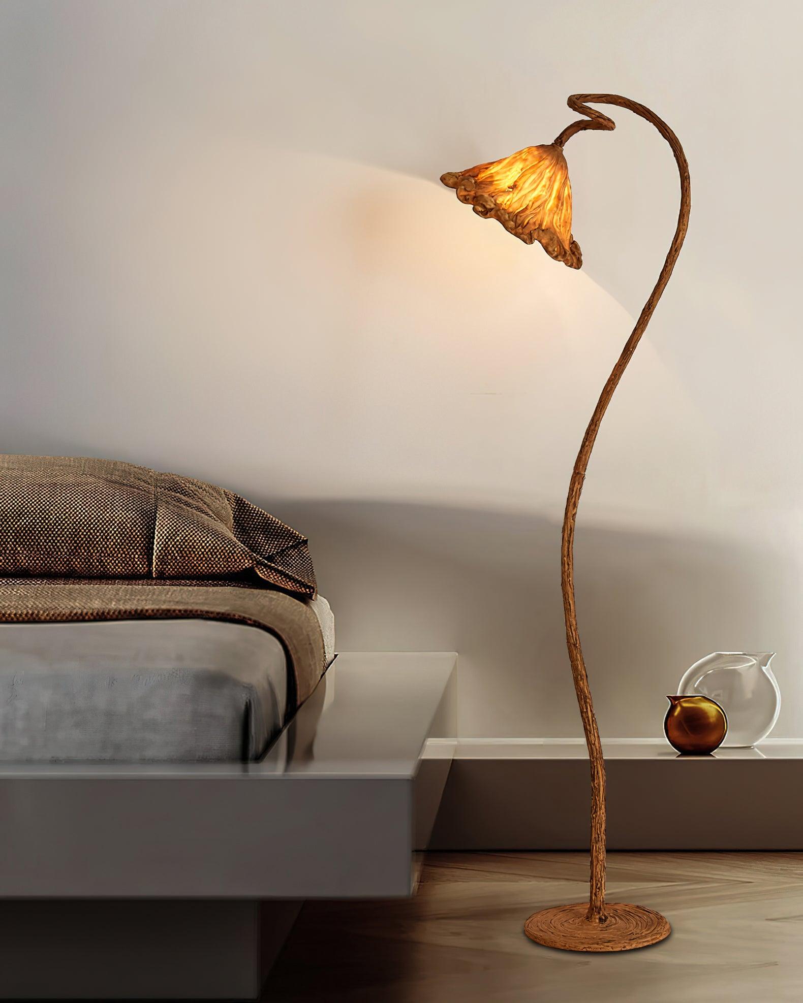 Artistic Lotus Leaf Floor Light, Floor Lamp, detail 5