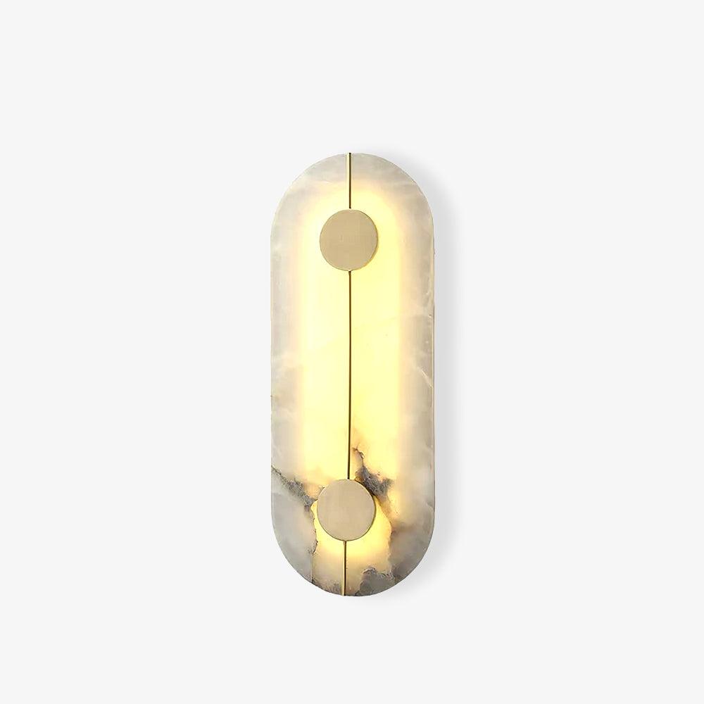 Artistic Alabaster Wall Light, Hardwired Wall Sconce, detail 21
