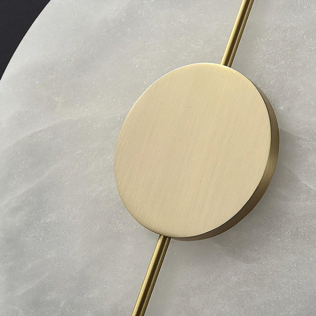 Artistic Alabaster Wall Light, Hardwired Wall Sconce, detail 35