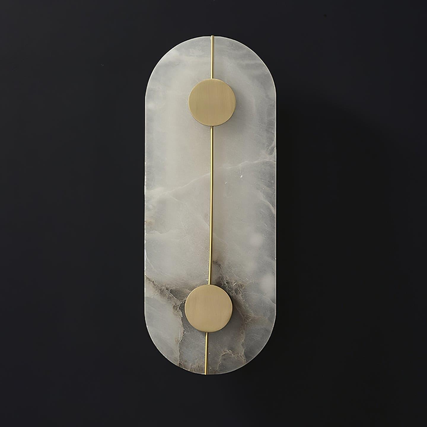 Artistic Alabaster Wall Light, Hardwired Wall Sconce, detail 29