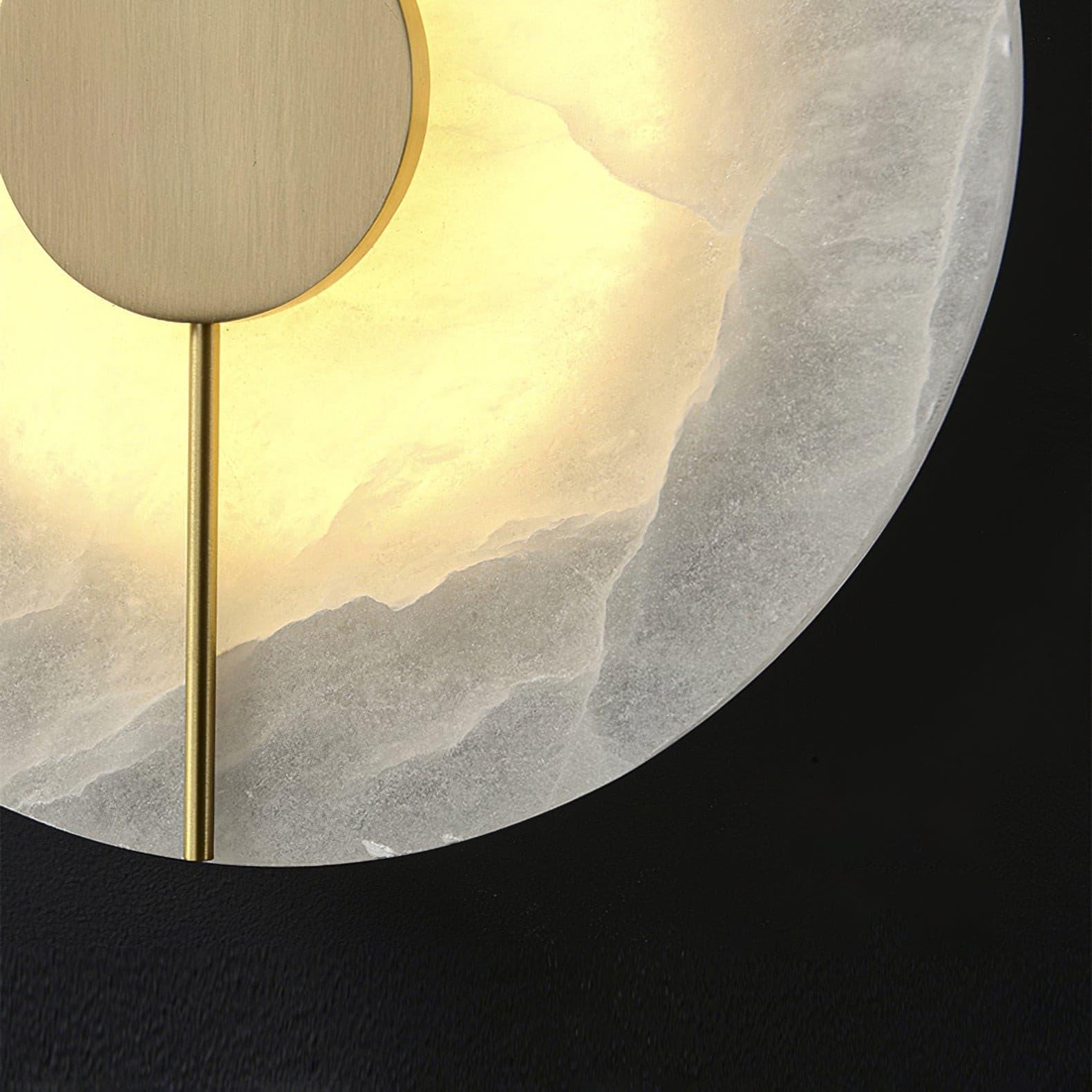 Artistic Alabaster Wall Light, Hardwired Wall Sconce, detail 31