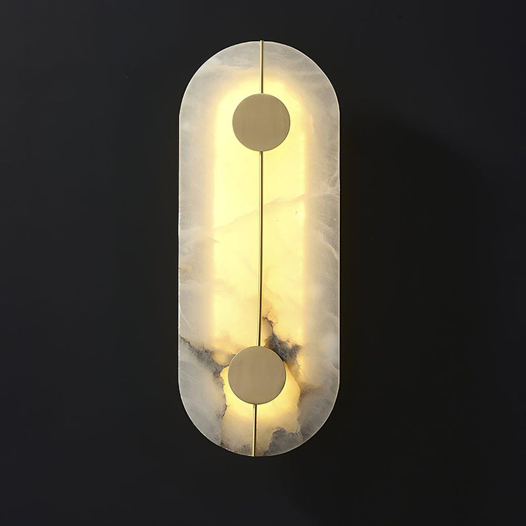 Artistic Marble Wall Light, Bedroom Wall Sconce, detail 10