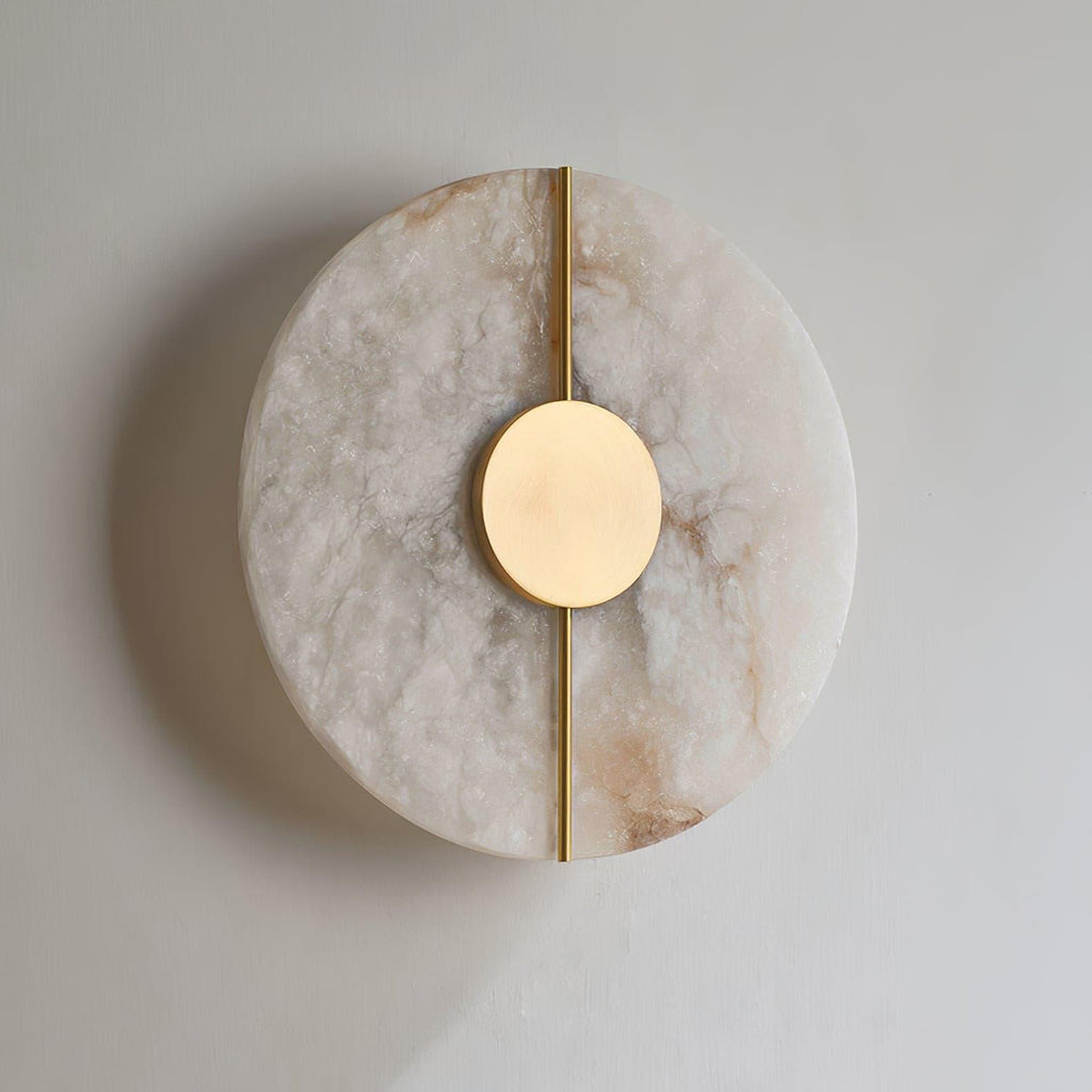 Artistic Alabaster Wall Light, Hardwired Wall Sconce, detail 27