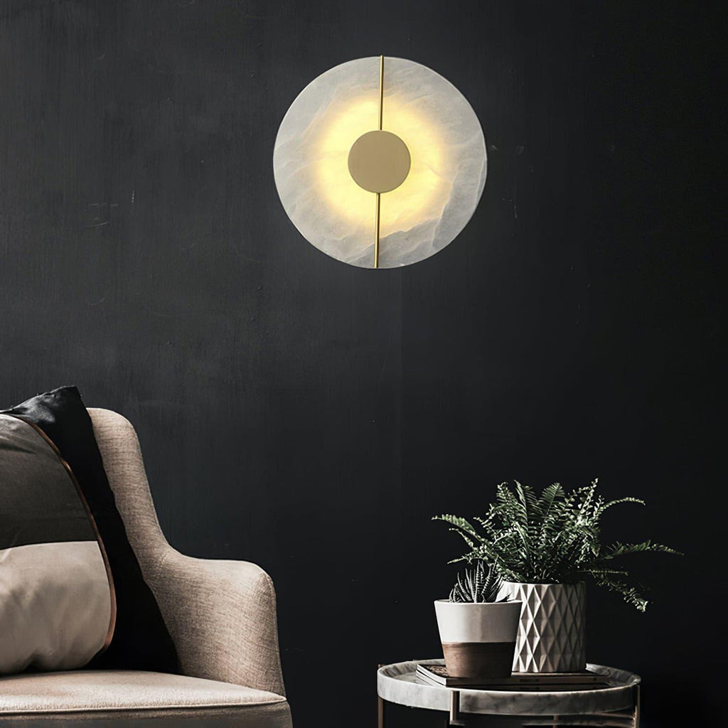 Artistic Marble Wall Light, Bedroom Wall Sconce, detail 6
