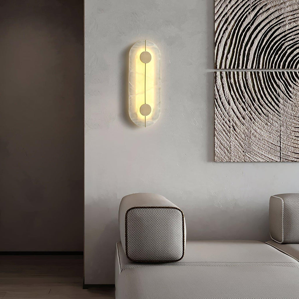 Artistic Marble Wall Light, Bedroom Wall Sconce, detail 7