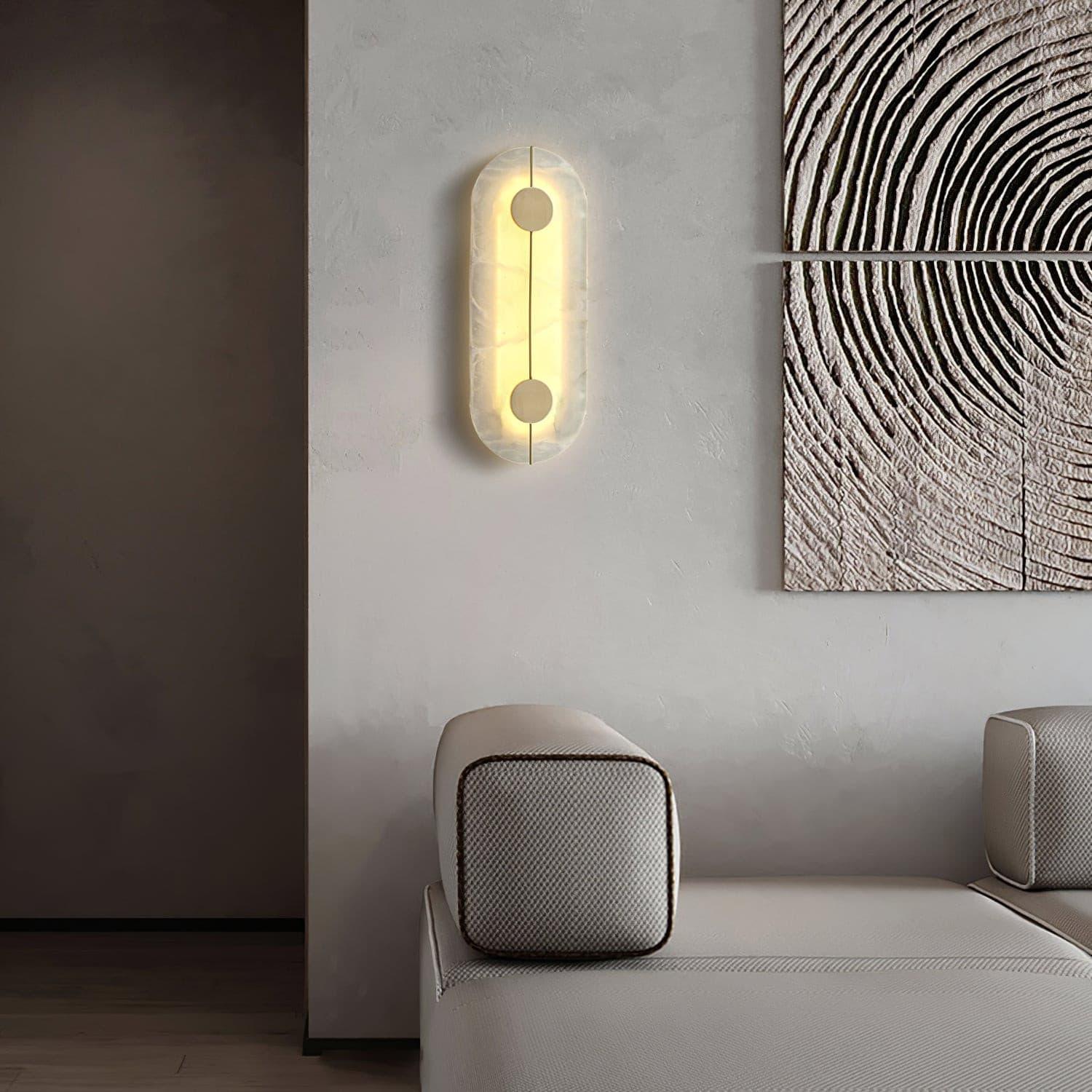Artistic Marble Wall Light, Bedroom Wall Sconce, detail 7