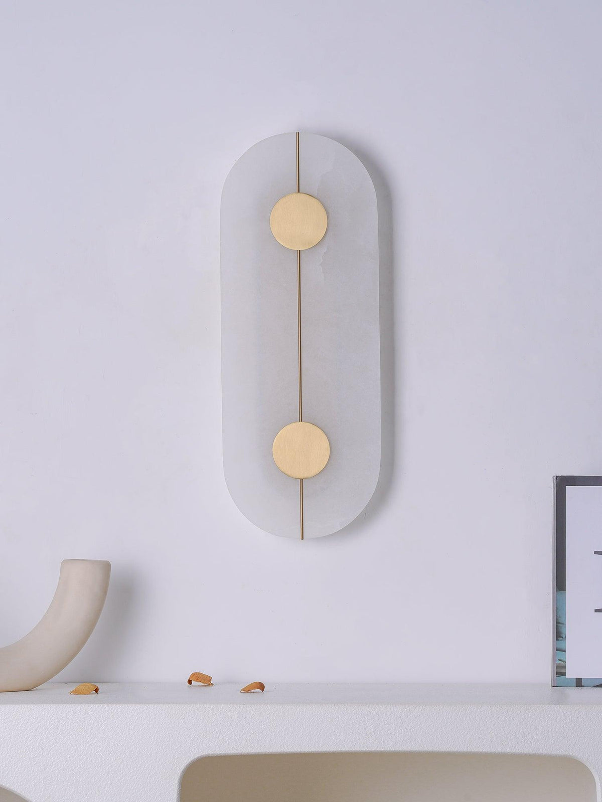 Artistic Marble Wall Light, Bedroom Wall Sconce, detail 5