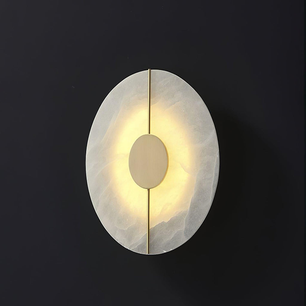 Artistic Alabaster Wall Light, Hardwired Wall Sconce, detail 19