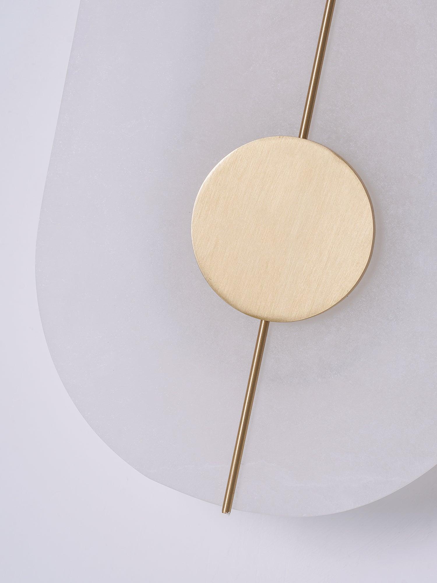 Artistic Alabaster Wall Light, Hardwired Wall Sconce, detail 38