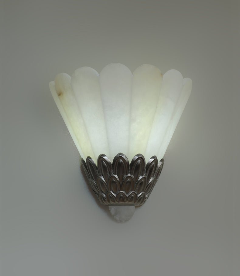 Artoria Petal Alabaster Wall Light - Wall Lamp, Hardwired Wall Sconce, detail 11