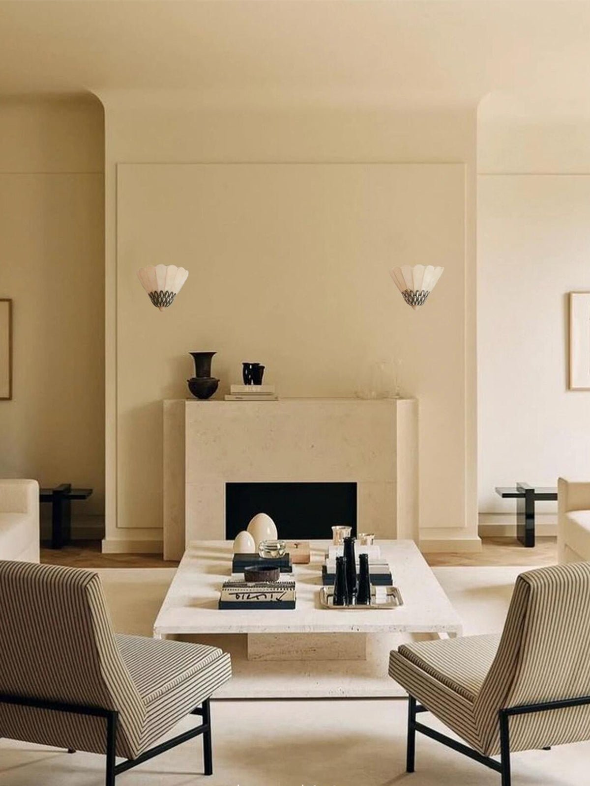 Artoria Petal Alabaster Wall Light - Wall Lamp, Hardwired Wall Sconce, detail 16