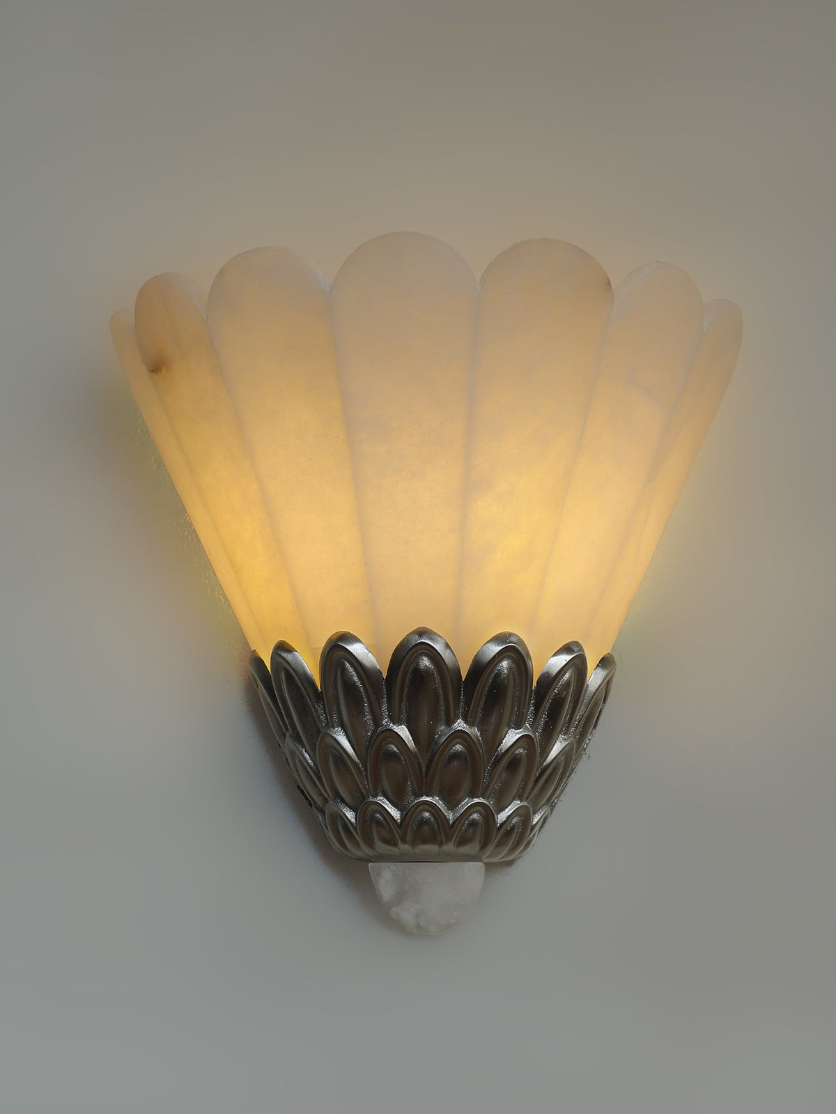 Artoria Petal Alabaster Wall Light - Dia 31cm x H 28cm Alabaster, Hardwired Wall Sconce, detail 22