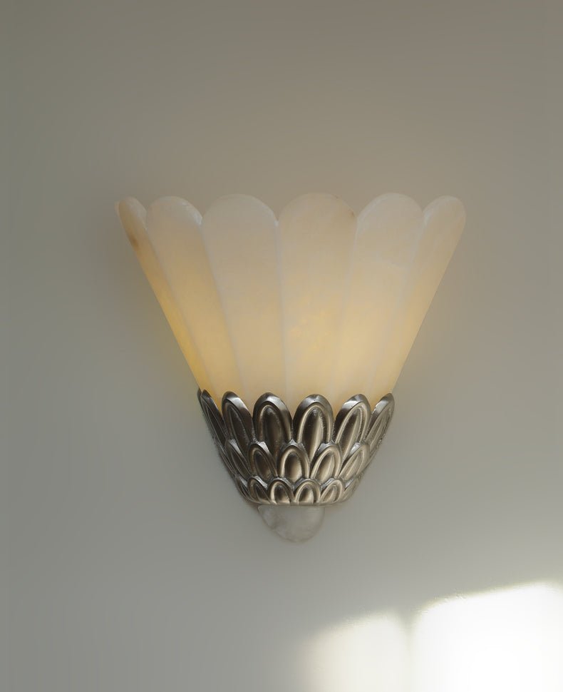 Artoria Petal Alabaster Wall Light - Wall Lamp, Hardwired Wall Sconce, detail 10