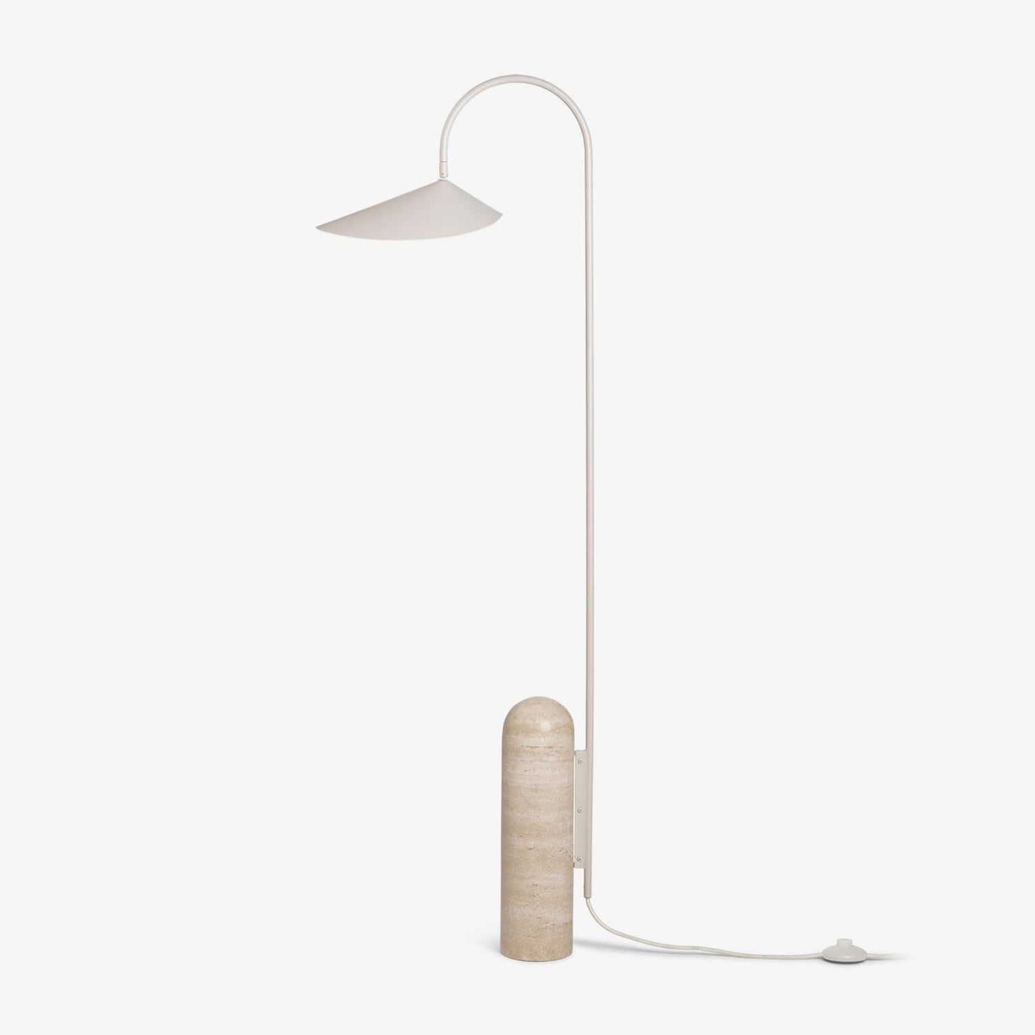 Arum Floor Light, Floor Lamp, Metal, L 43cm x W 30cm x H 136cm