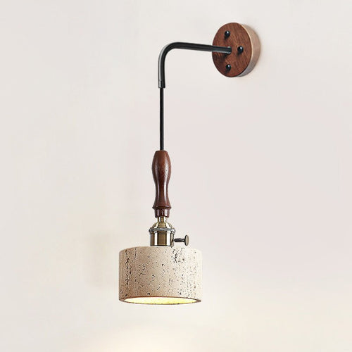 Arvilo Wall Light, Hardwired Wall Sconce, Metal, Model A: Dia 12cm x H 22cm
