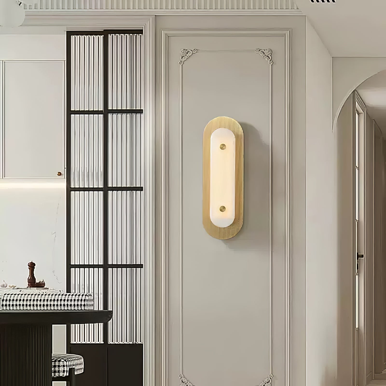 Asher Horizon Wall Light, Hardwired Wall Sconce, detail 3