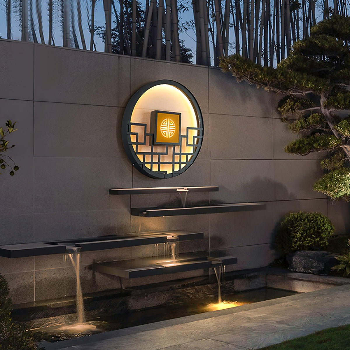Circular Exterior Wall Light, Outdoor Wall Light, detail 13