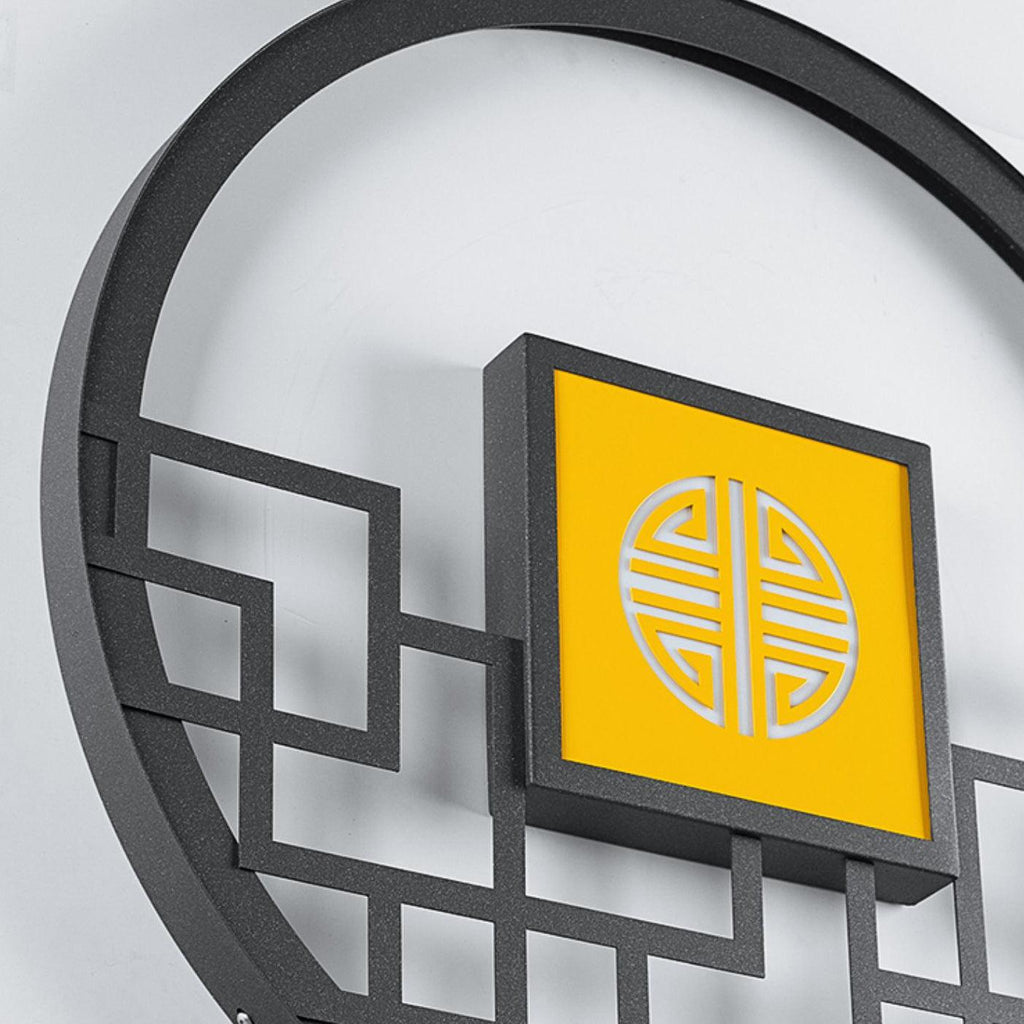Circular Exterior Wall Light, Outdoor Wall Light, detail 21