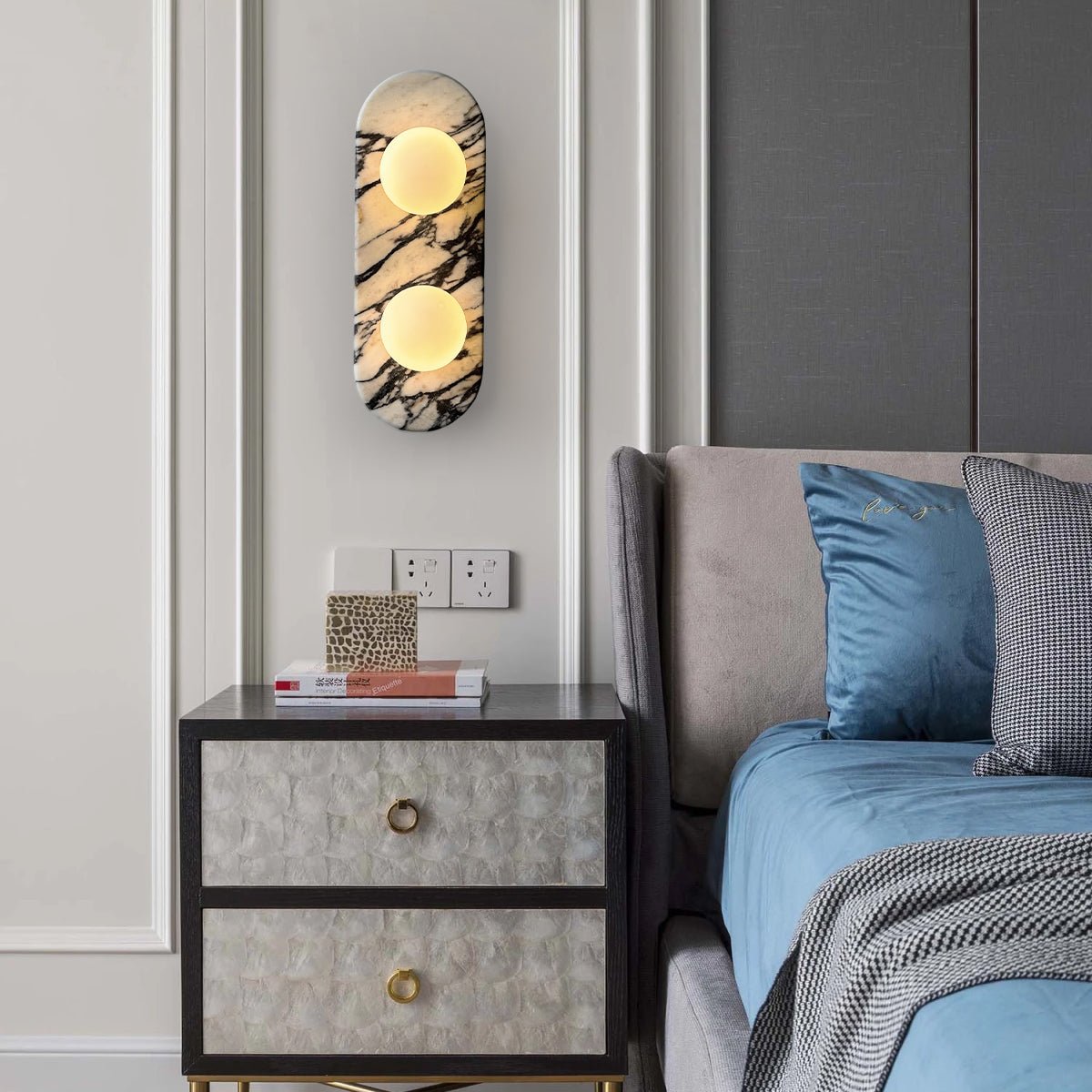 Asteria Wall Light, Hardwired Wall Sconce, detail 3