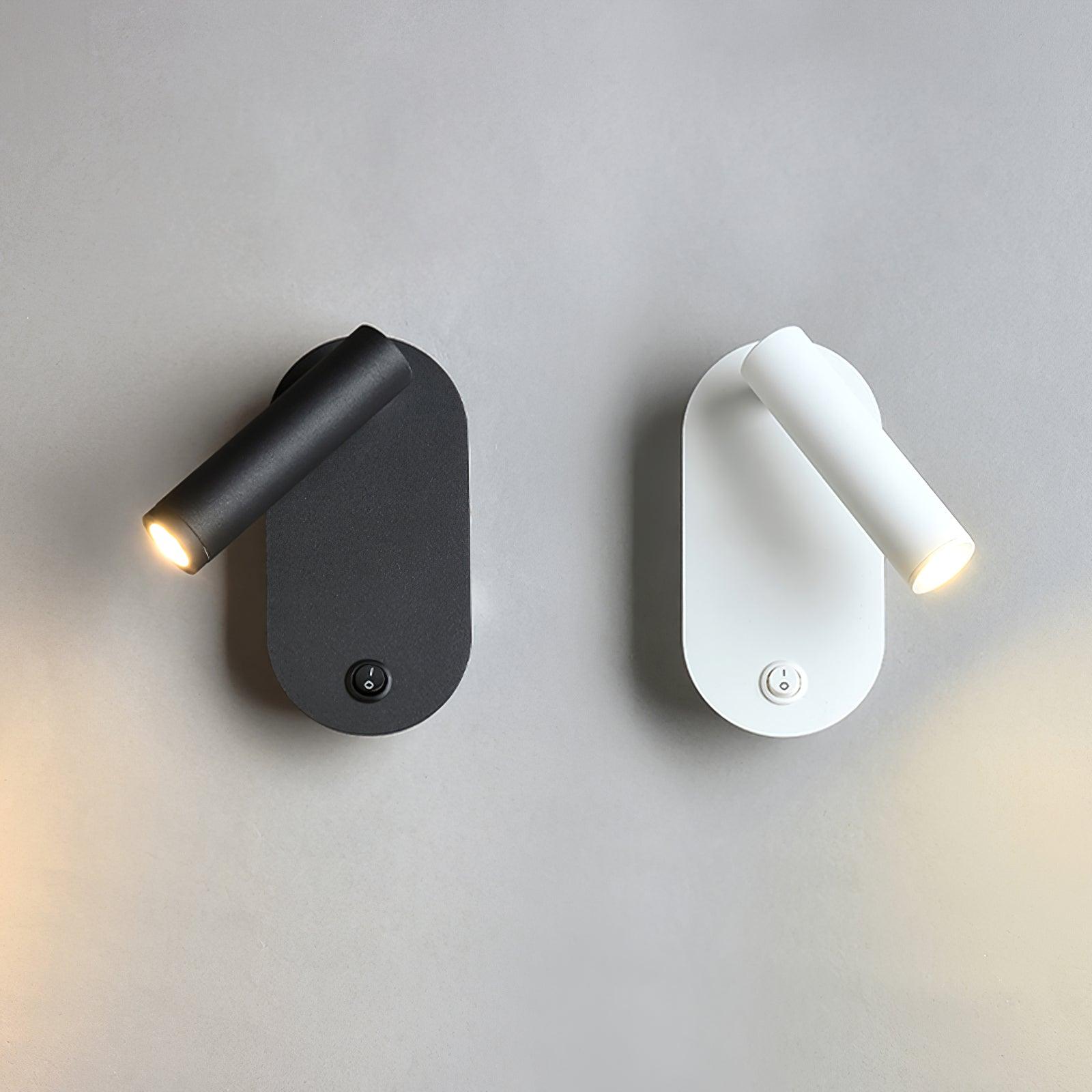 Enna Surface Wall Fixture With USB 3", Bedroom Wall Sconce, detail 4