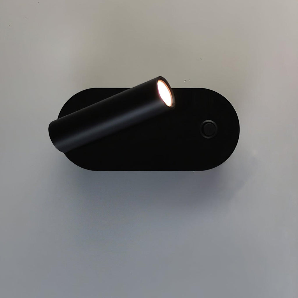 Enna Surface Wall Fixture With USB 3", Bedroom Wall Sconce, detail 14