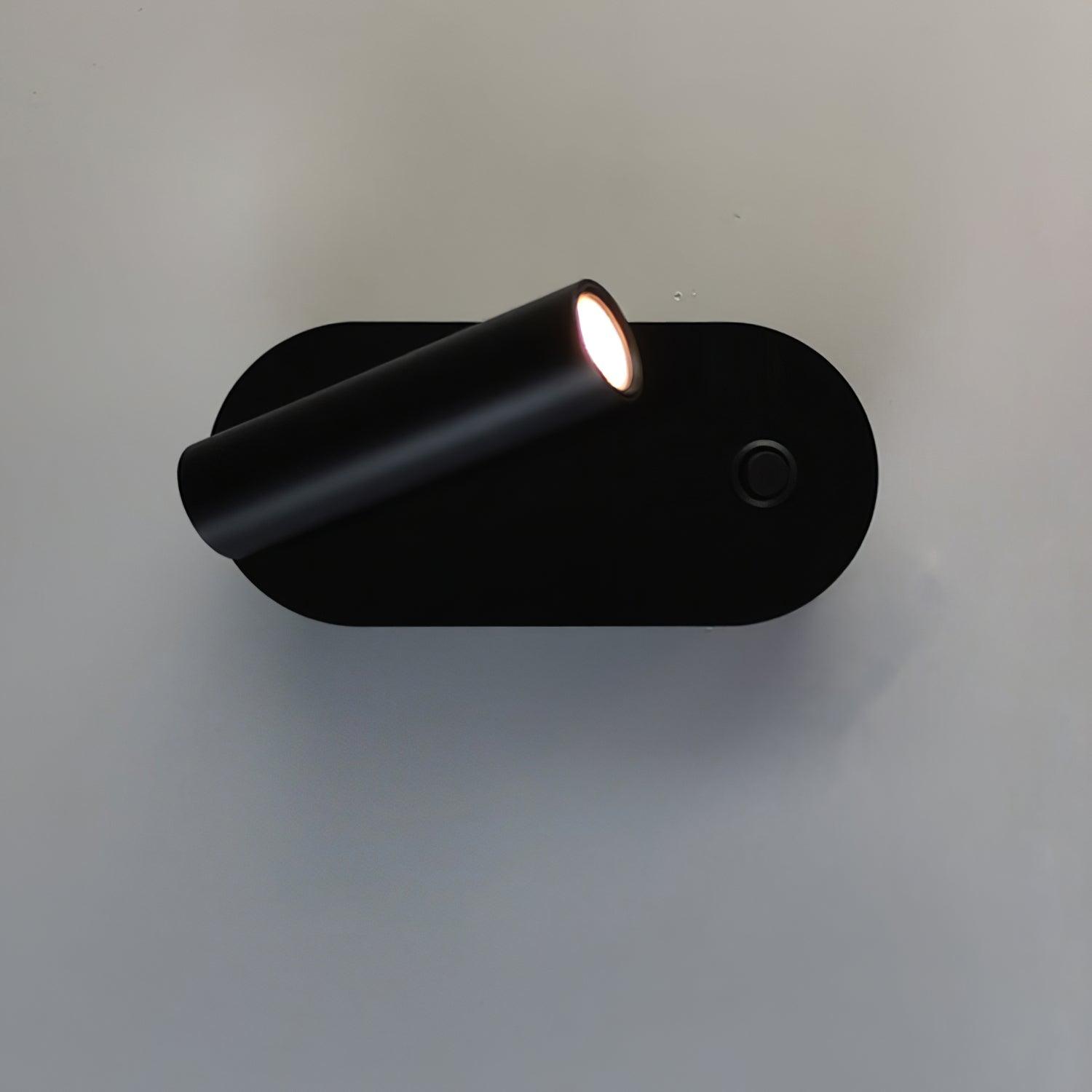 Enna Surface Wall Fixture With USB 3", Bedroom Wall Sconce, detail 14