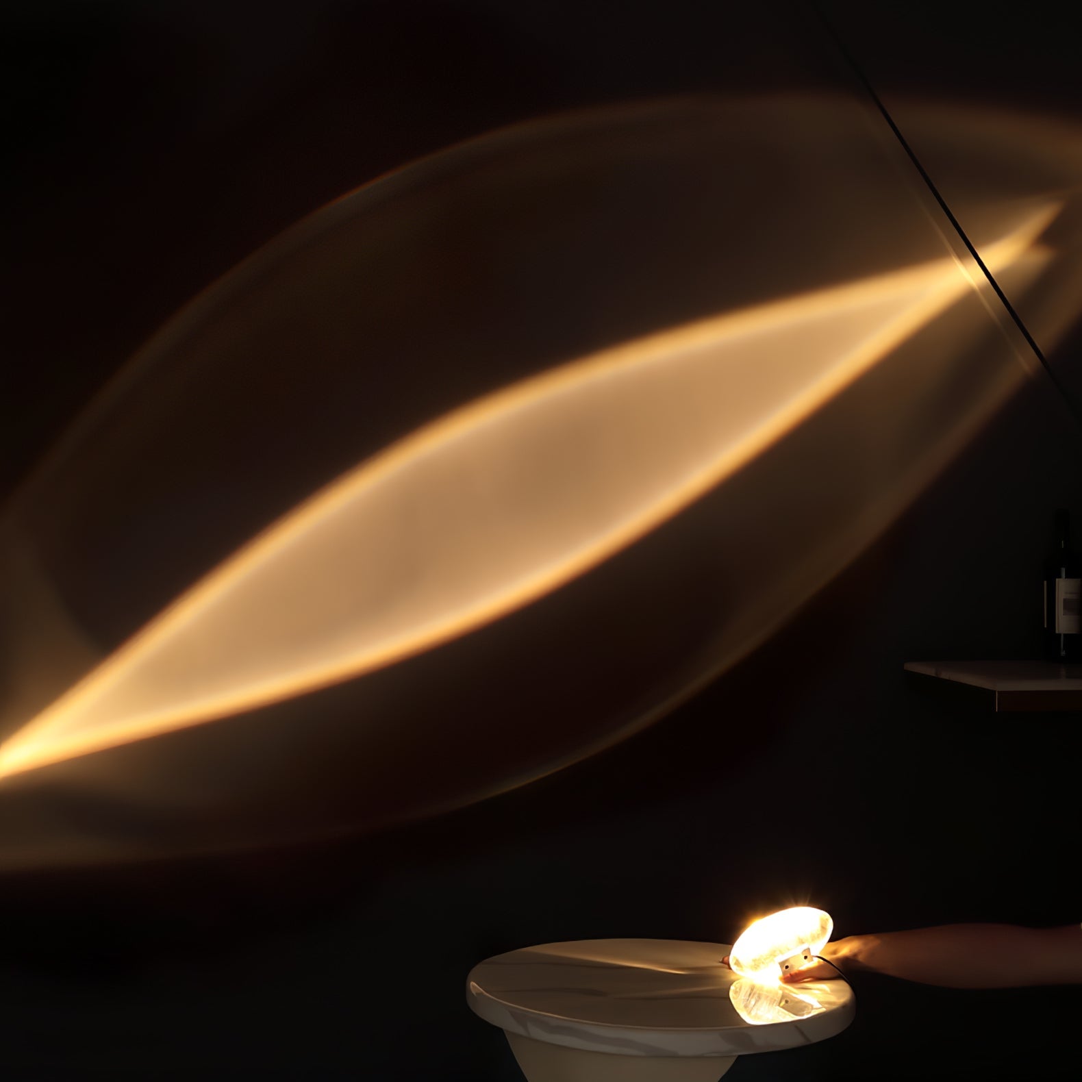 Atman Table Light, Bedside Table Lamp, detail 6