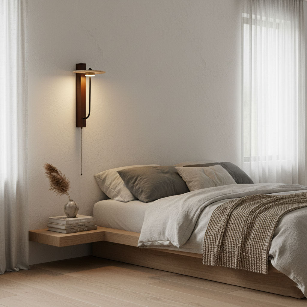 Aura Arm Wall Light, Hardwired Wall Sconce, detail 4
