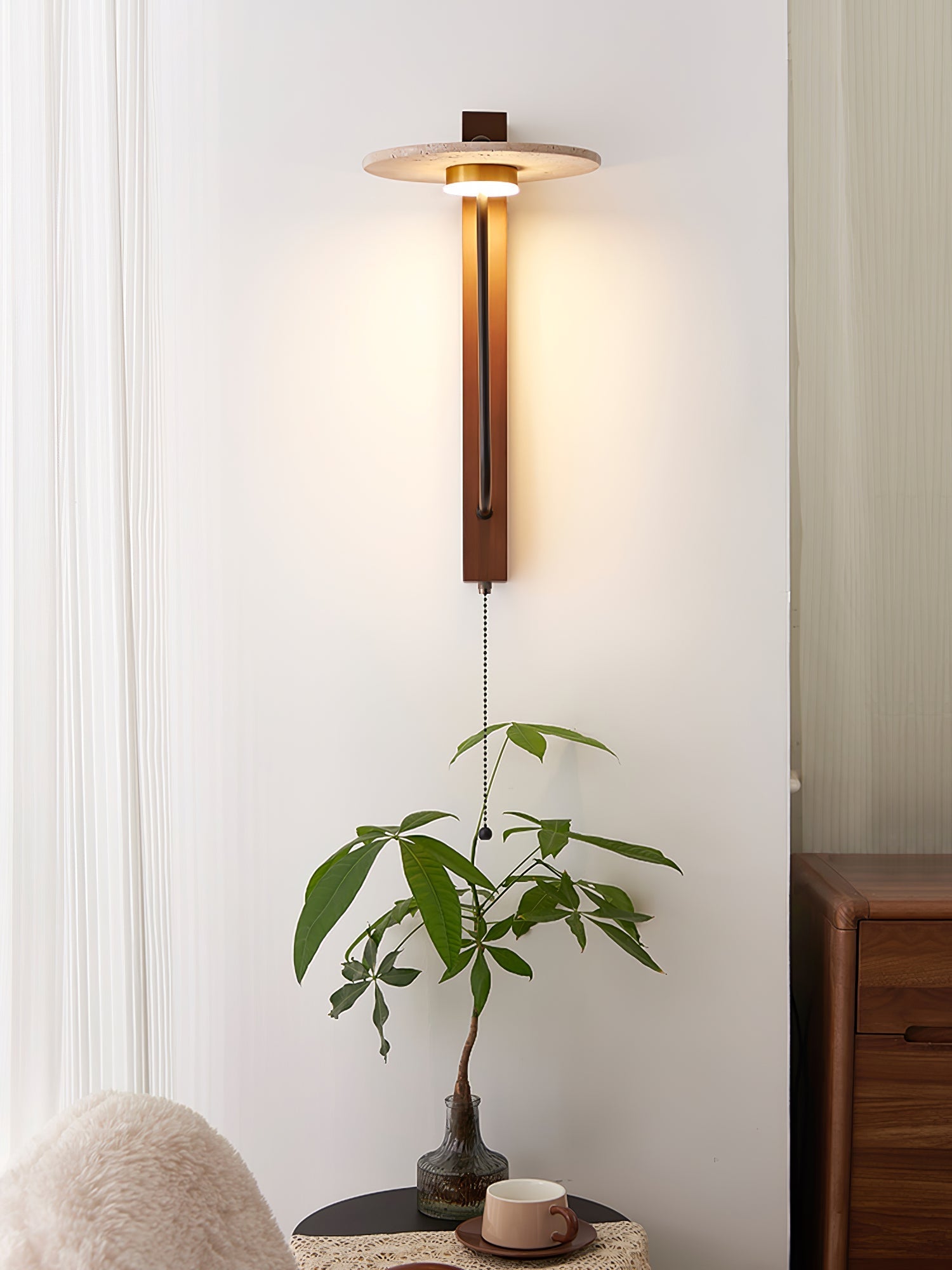 Aura Arm Wall Light, Hardwired Wall Sconce, detail 15