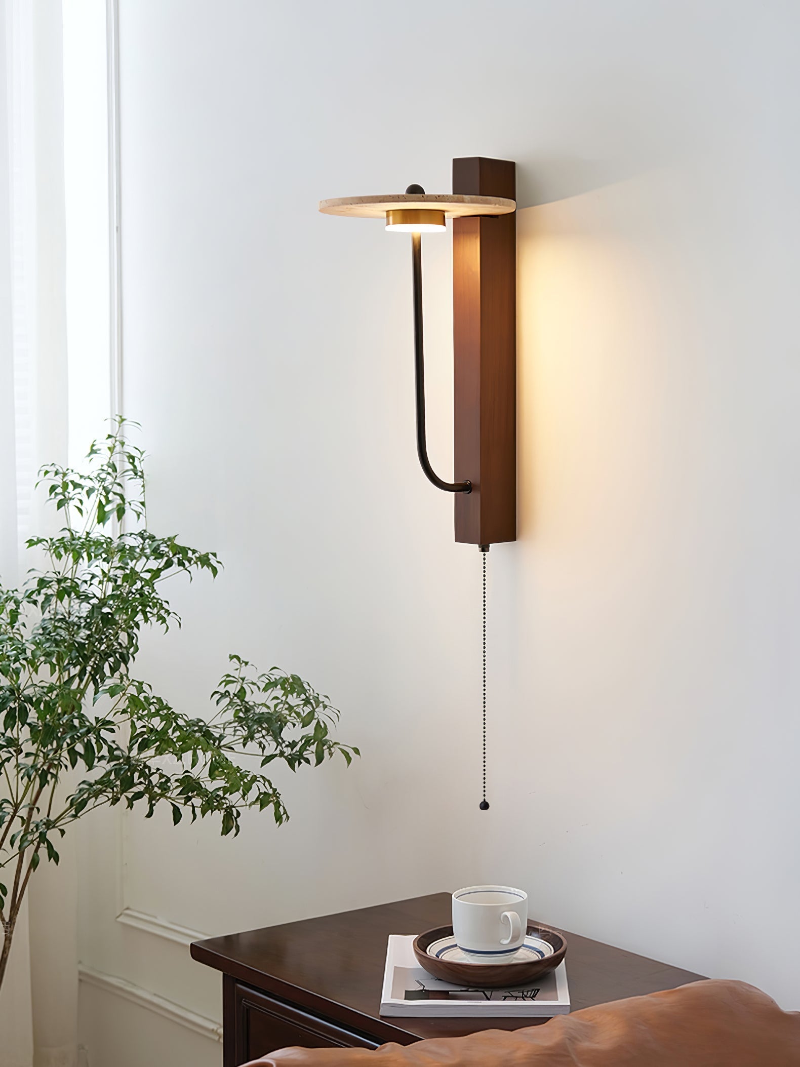 Aura Arm Wall Light, Hardwired Wall Sconce, detail 21