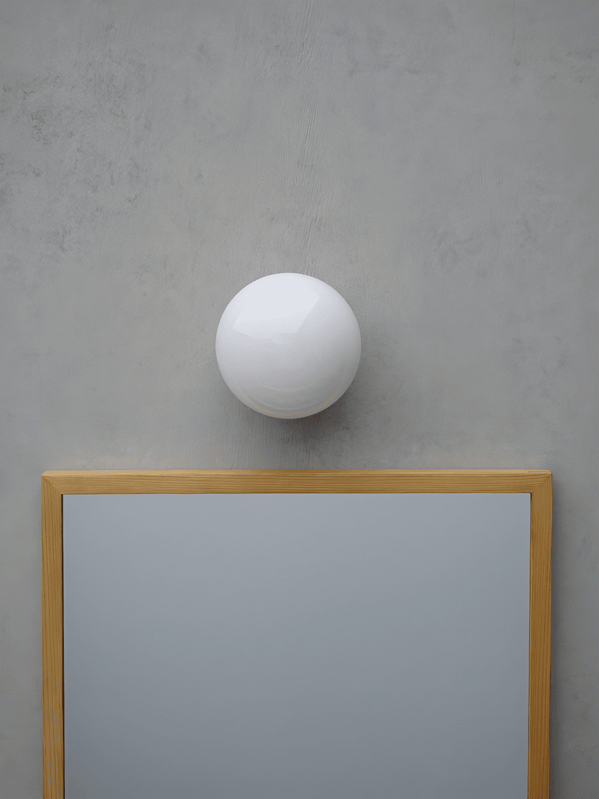 Aura Globe Glass Wall Light, Bathroom Wall Sconce, detail 10