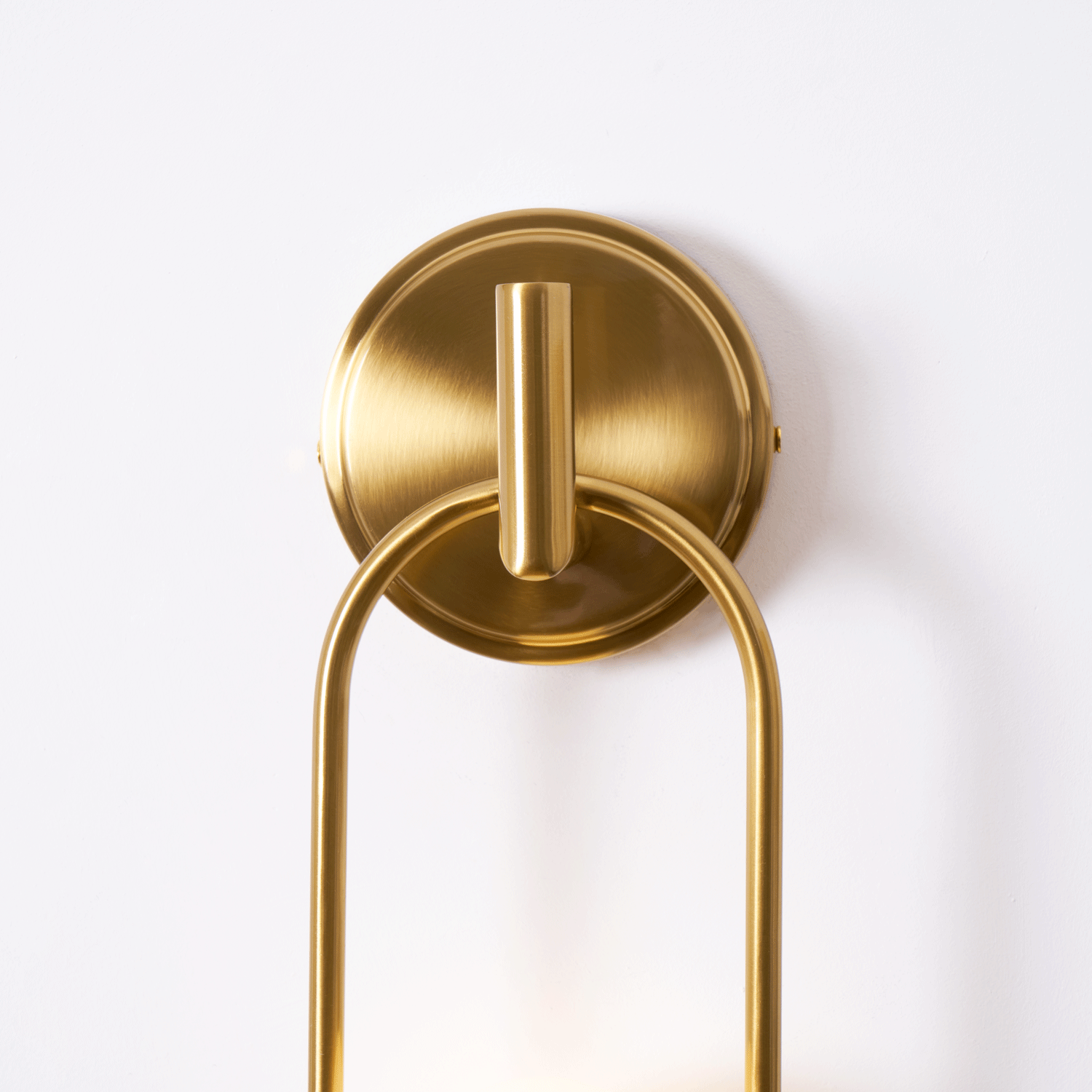 Aurea Brass Wall Light, Hardwired Wall Sconce, detail 26