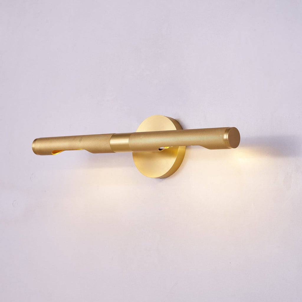 Aurelius Wall Light, Hardwired Wall Sconce, Brass, Dia 46cm x H 12cm