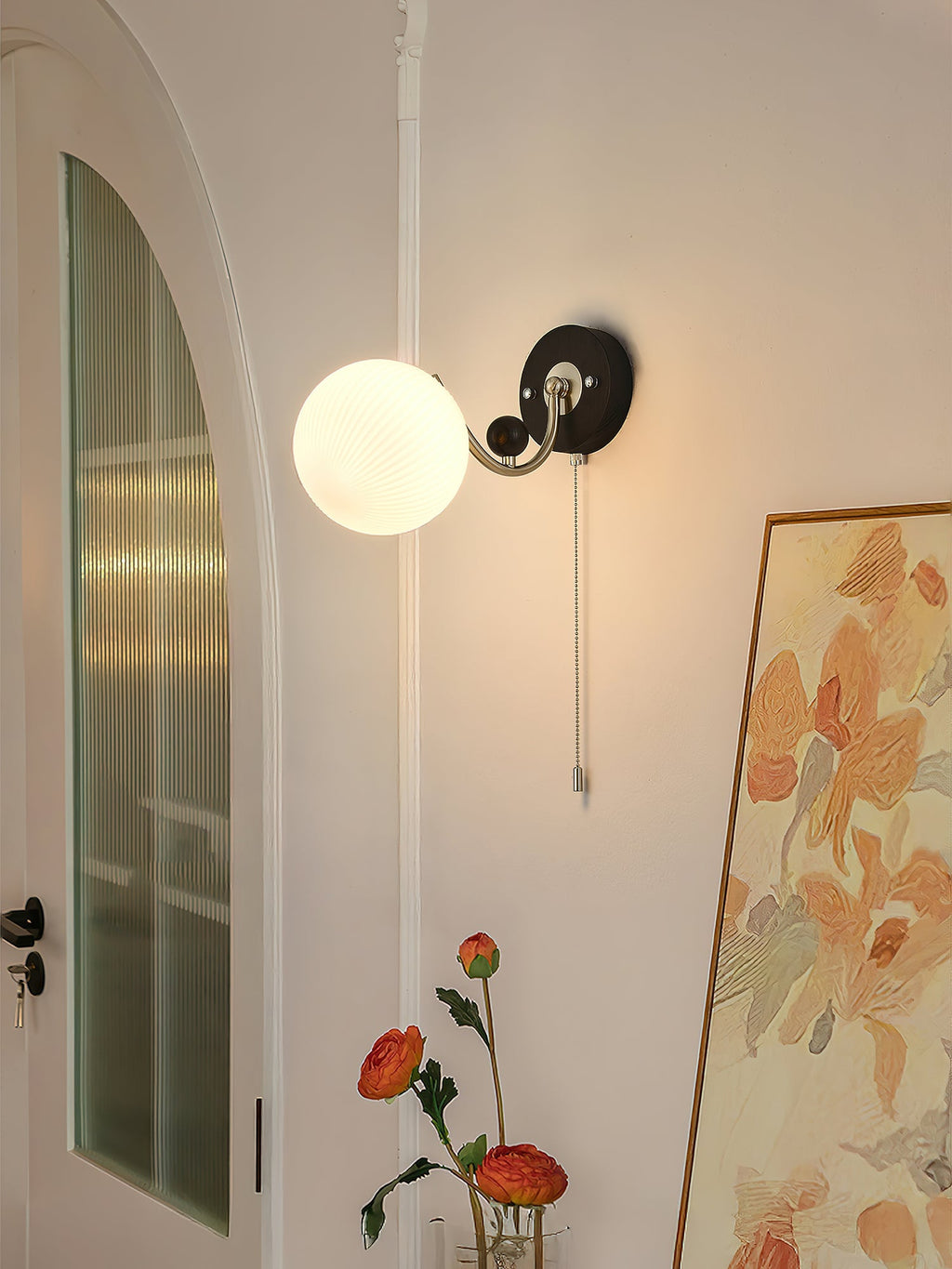 Aurelo Wall Light, Hardwired Wall Sconce, detail 13