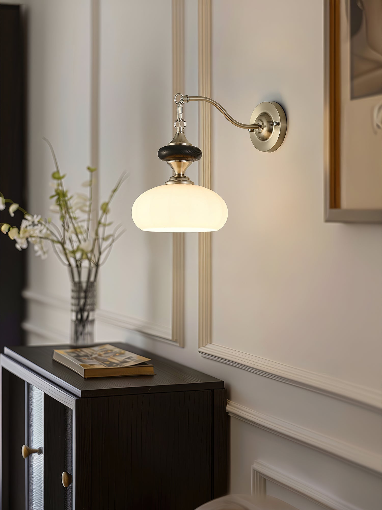 Aurelo Wall Light, Hardwired Wall Sconce, detail 5