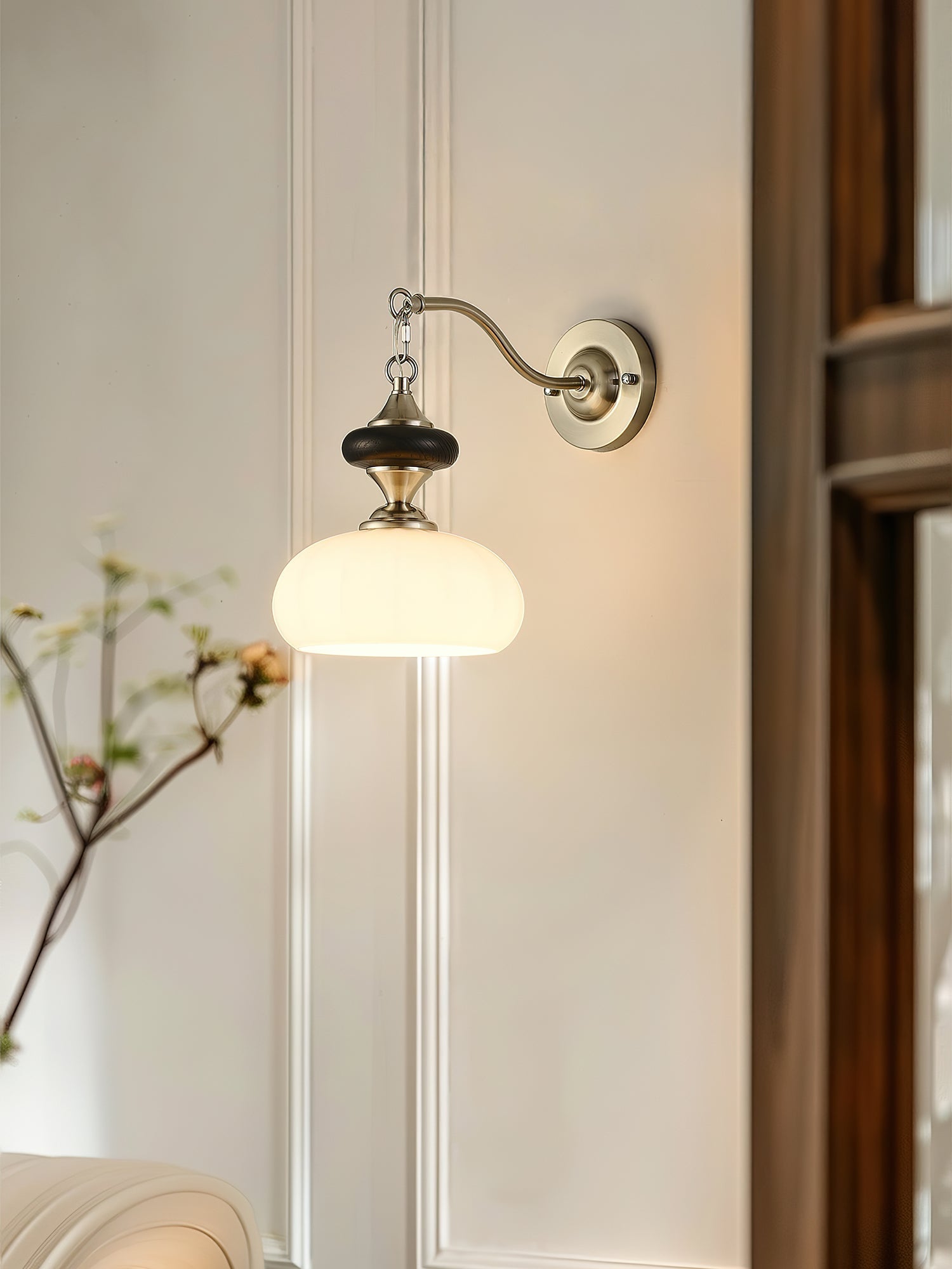 Aurelo Wall Light, Hardwired Wall Sconce, detail 8