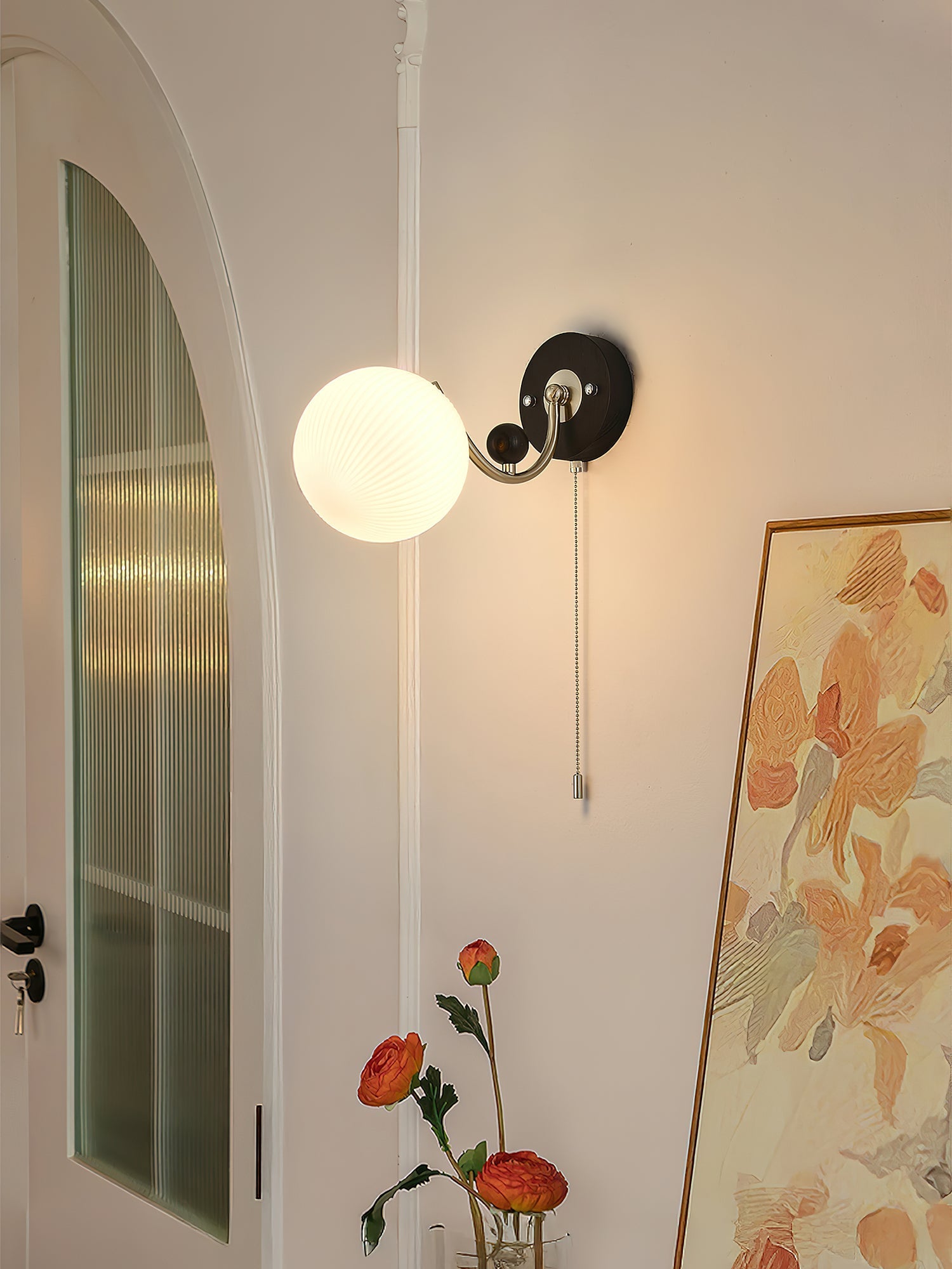 Aurelo Wall Light, Hardwired Wall Sconce, detail 9