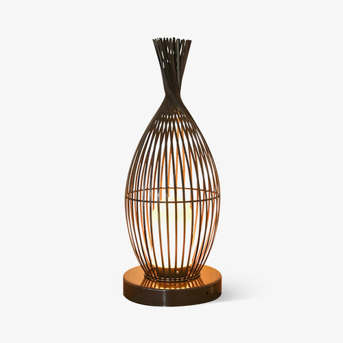 Aurora Orbis Lantern Exterior Light, Outdoor Wall Light, Metal, ∅ 9.8″ x H 23.6″