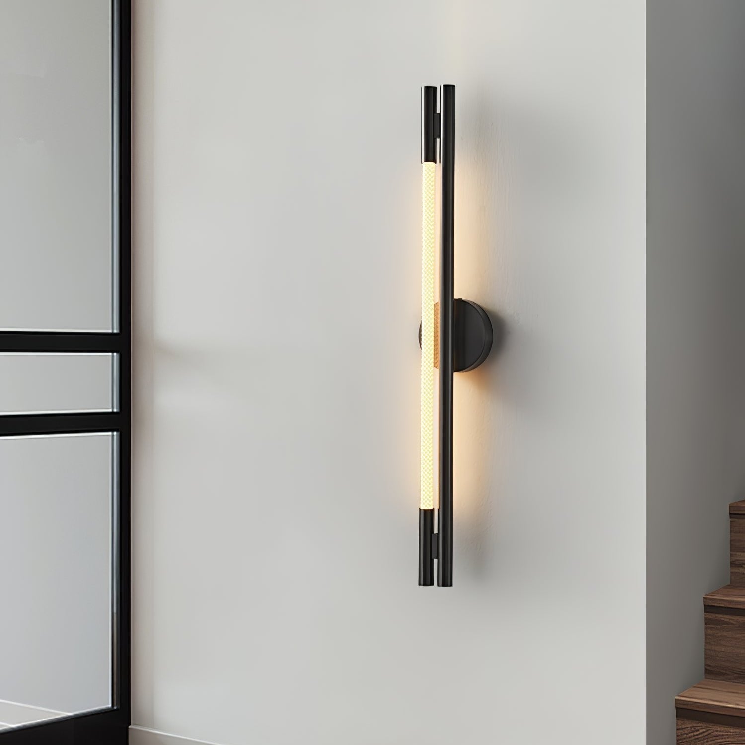 Aurora Rod Wall Light, Hardwired Wall Sconce, detail 9