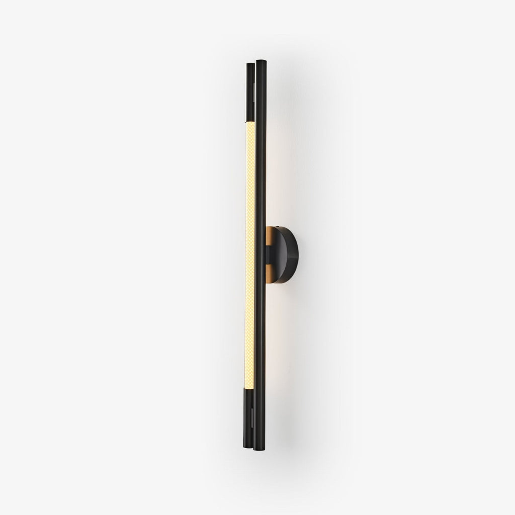 Aurora Rod Wall Light, Hardwired Wall Sconce, Metal, Dia 12cm x H 80cm