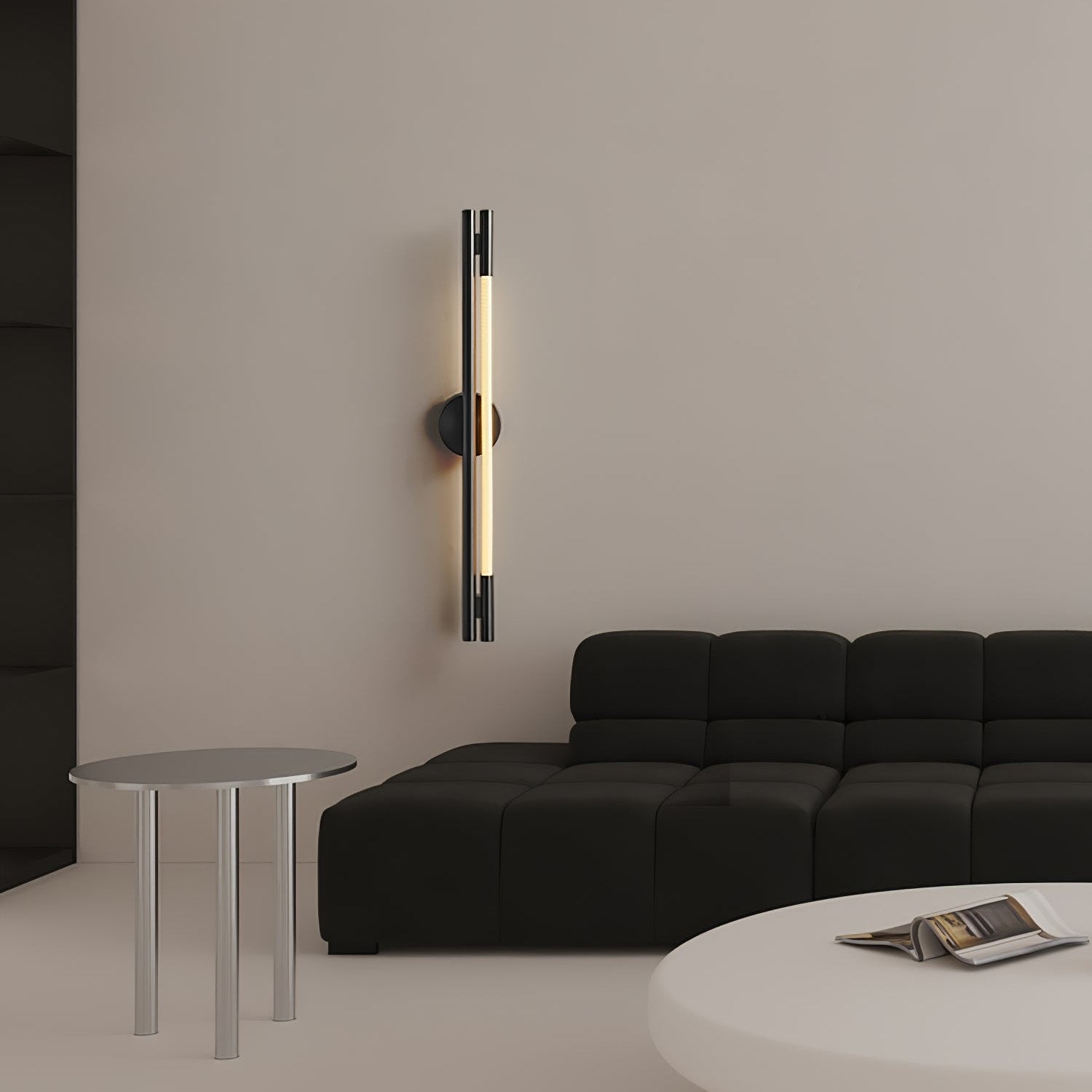 Aurora Rod Wall Light, Hardwired Wall Sconce, detail 4