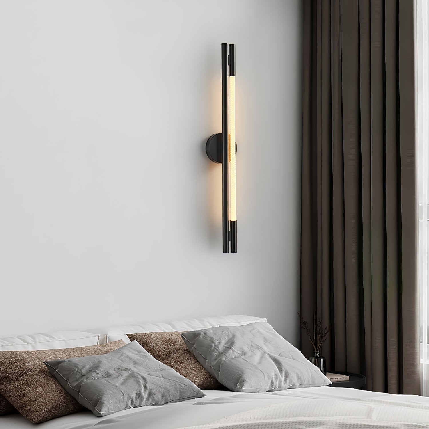 Aurora Rod Wall Light, Hardwired Wall Sconce, detail 5